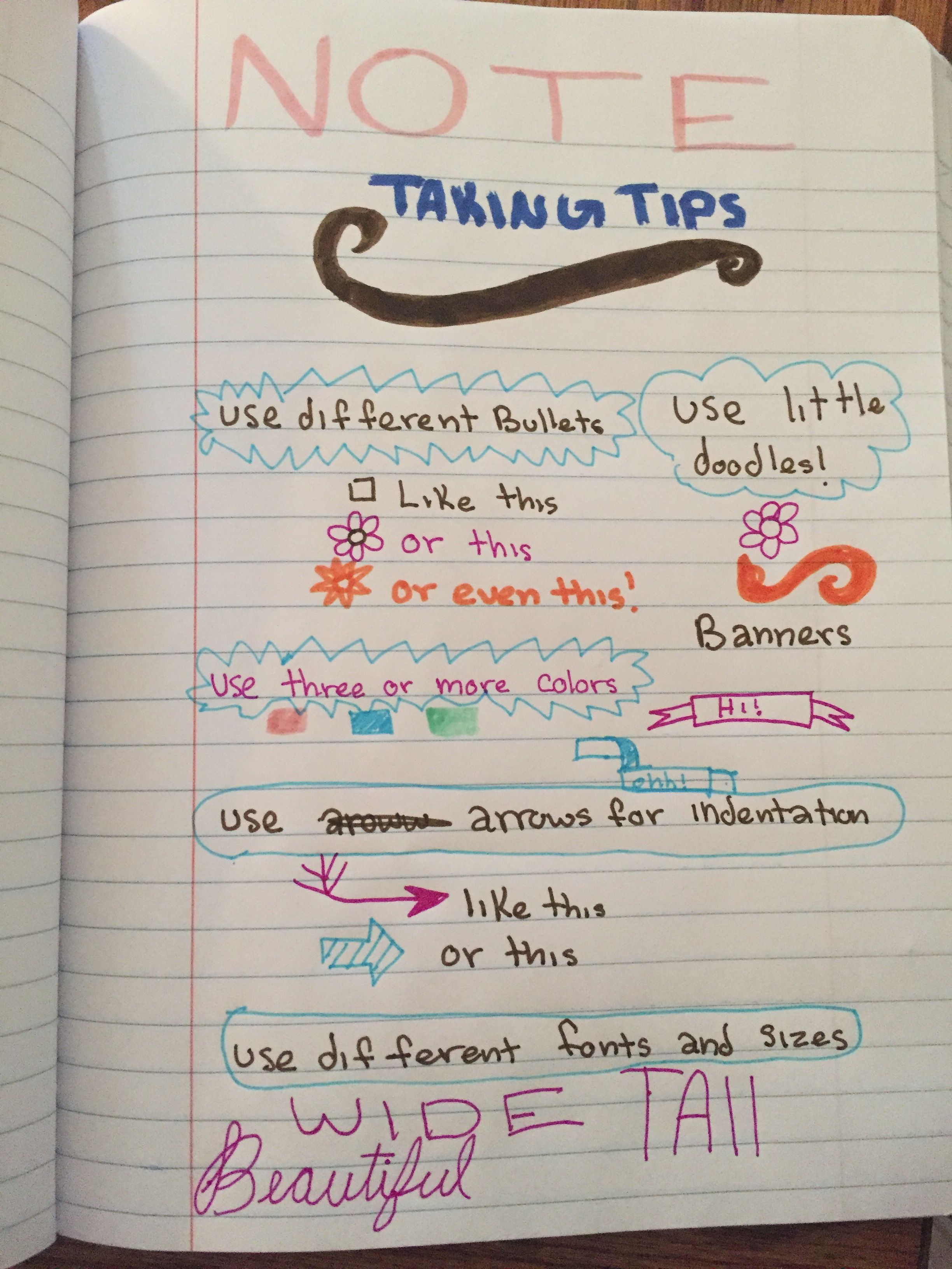 Super easy note taking tips to make your notes look prettier! - How To Use Good Note