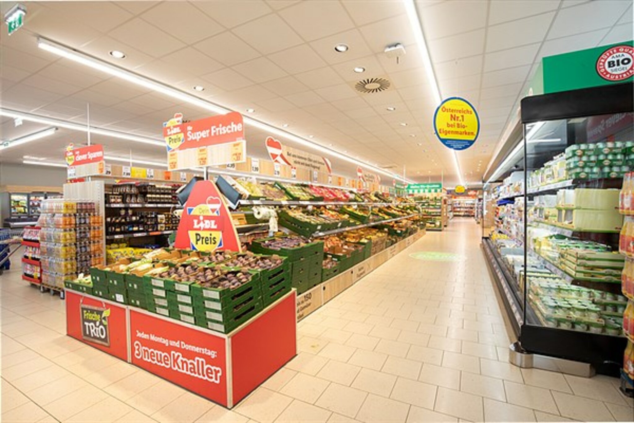 Supermarkt: Neu gestaltete Lidl Filiale in Wörgl - Kufstein - Supermarkt Bas Van Der Heijden