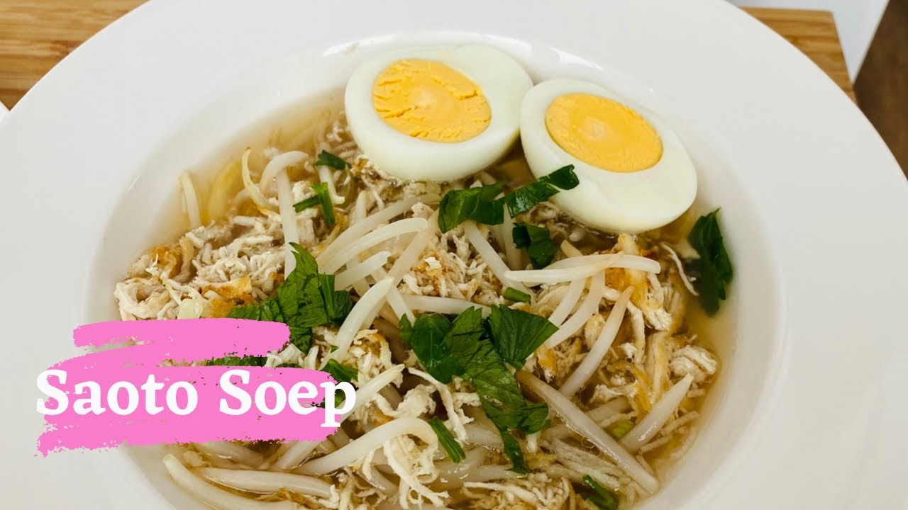 Surinaamse Saoto Soep Recept |Surinamese Saoto Soup Recipe | Soto Ayam - Wat Zit Er In Saoto Soep