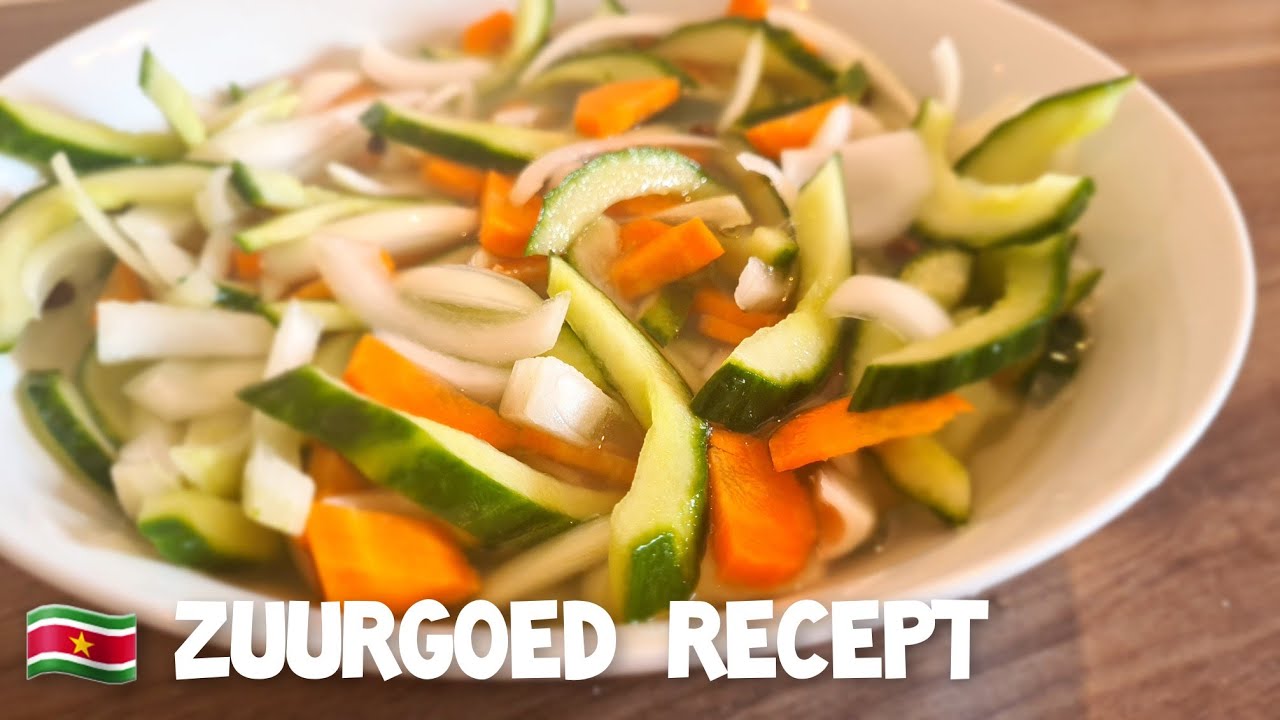 Surinaamse Zuurgoed recept|Surinamese Pickles recipe| - YouTube - Surinaamse Reisbureau In Den Haag