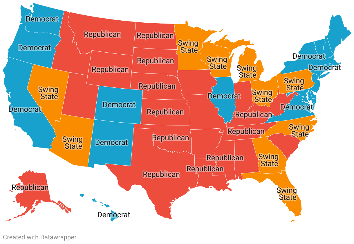 Welke Staten Zijn Swing States