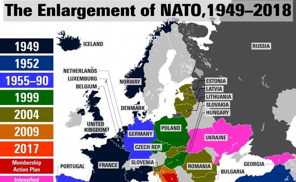 Synergon-Info: Uitbreiding van de NAVO in Europa - Hoeveel Landen Zitten Er In De Navo