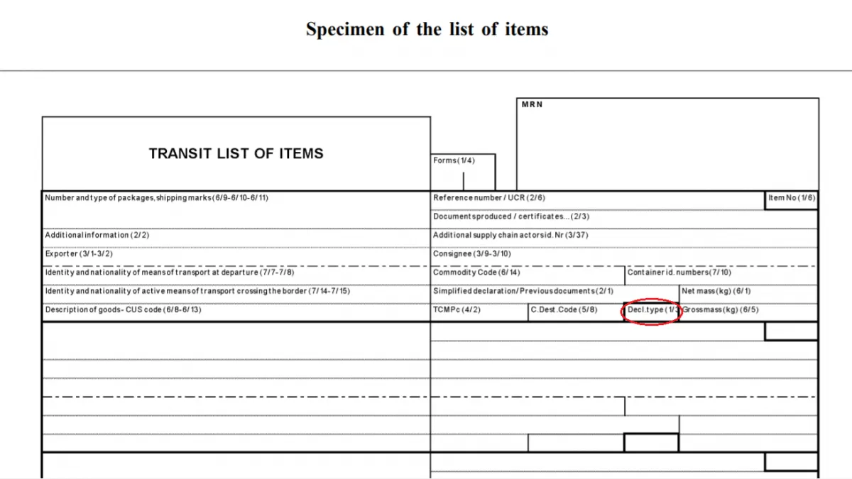 T1 transit declaration for non-Union goods | ShipHub - Wat Is Een T1 Document