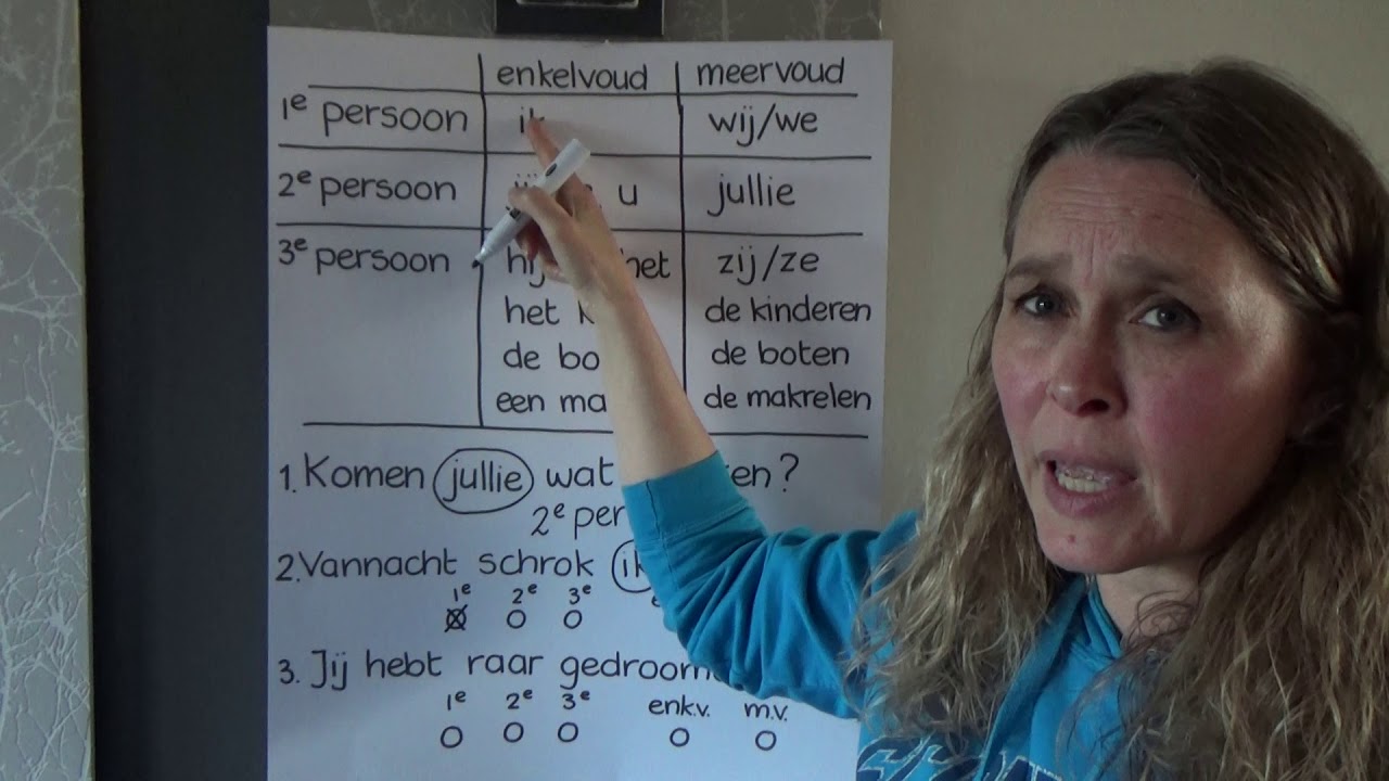 Taal: 1e, 2e of 3e persoon enkelvoud of meervoud, groep 7. - YouTube - 1e 2e 3e Persoon Enkelvoud En Meervoud
