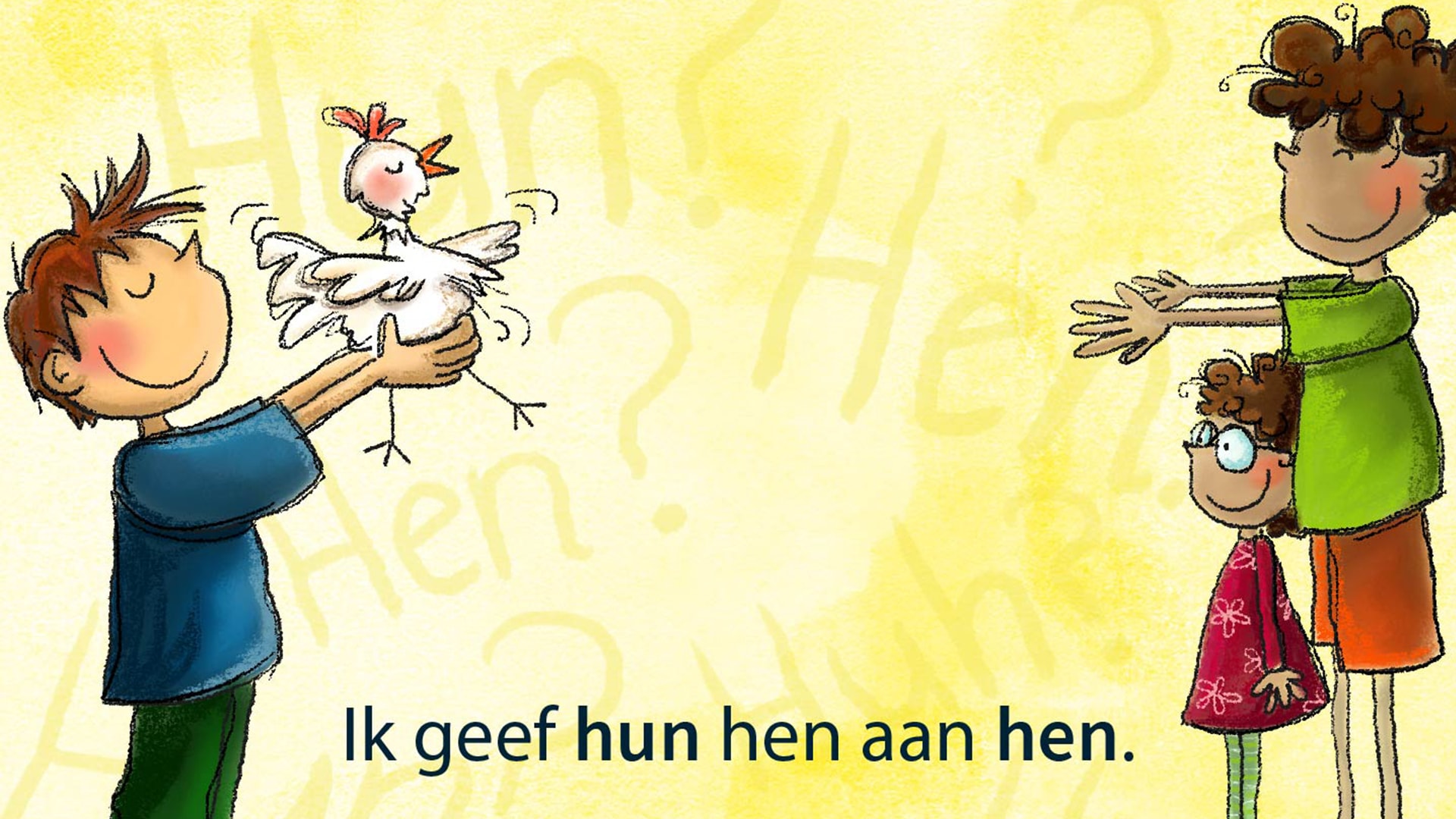 Taal groep 8 | Woordsoorten | Voornaamwoorden | Hun of hen | Wanneer - Door Hun Of Door Hen