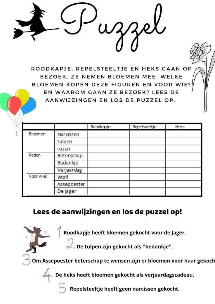 Taal opdrachten - Begrijpend lezen - spelletjes en raadsels - HeBLeS - Werkblad Begrijpend Lezen Groep 7