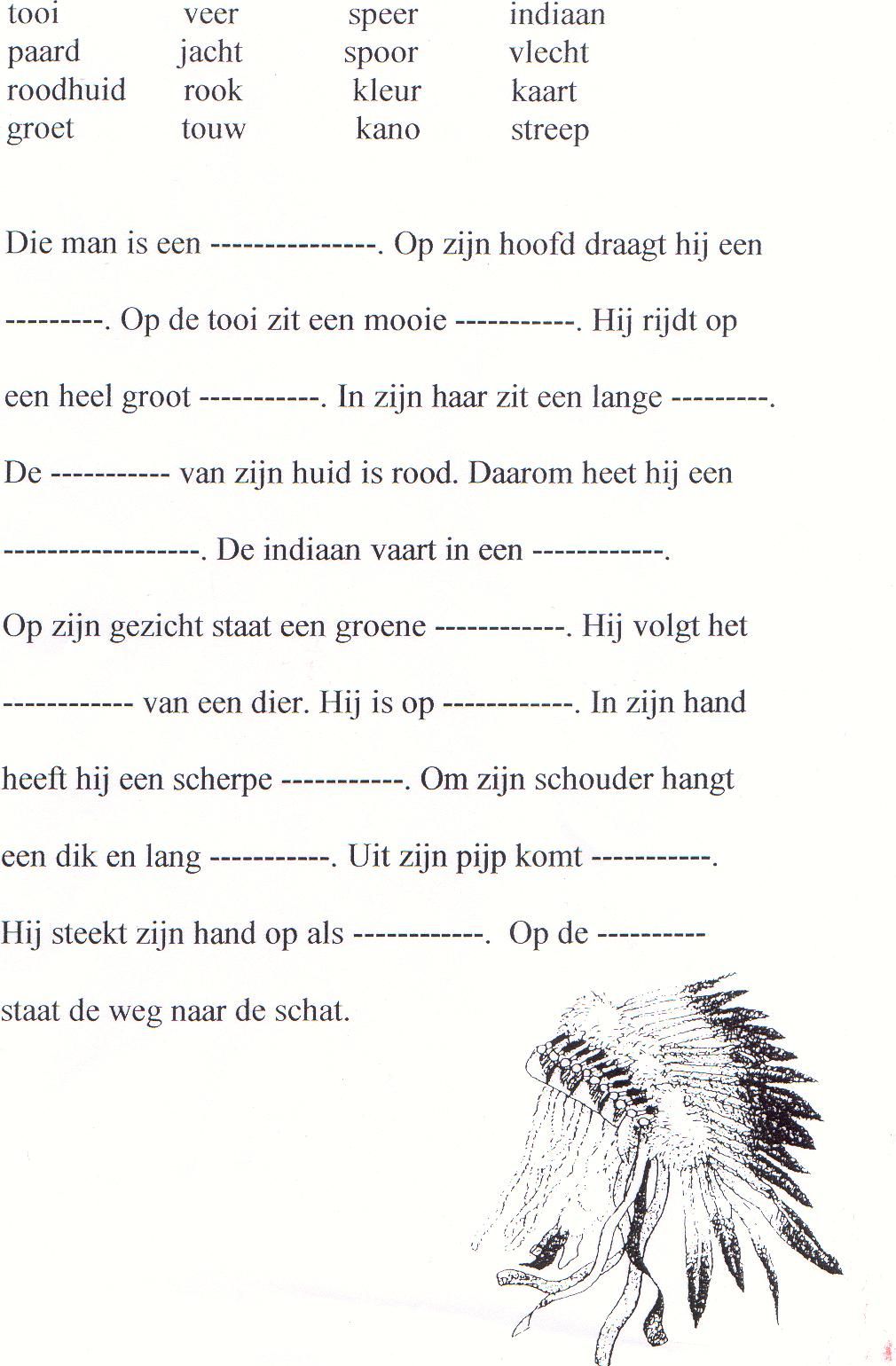 taalspel groep 5 werkblad - Google zoeken | Indiaanse paarden - Spelling Groep 8 Taal Actief
