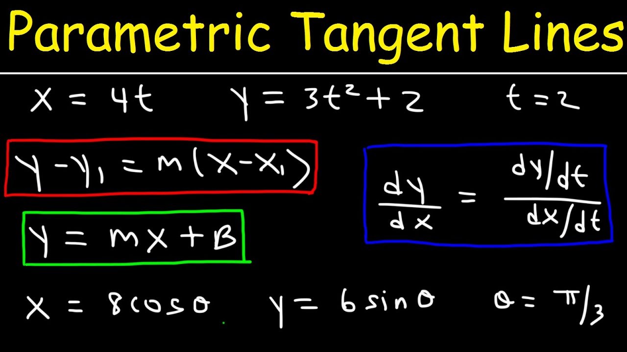 Parametric Form Of A Vector