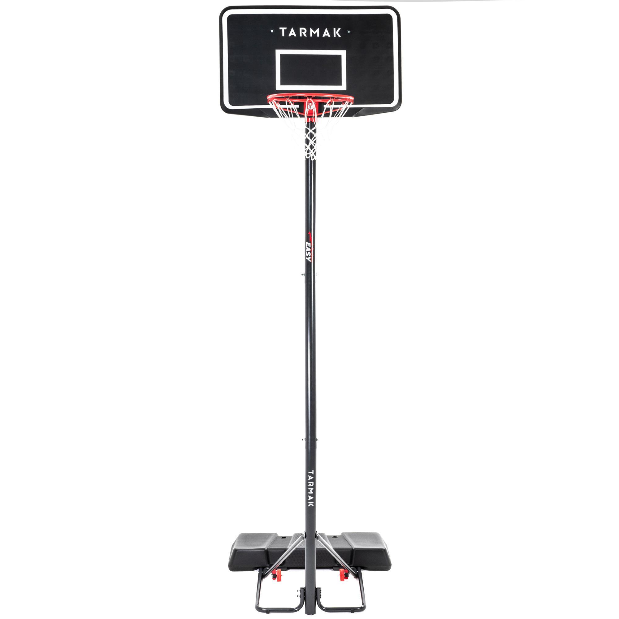 TARMAK Basketbalpaal B100 Easy (2.20 - 3.05 meter) | Decathlon.nl - Hoe Hoog Hangt De Basket Bij Basketbal