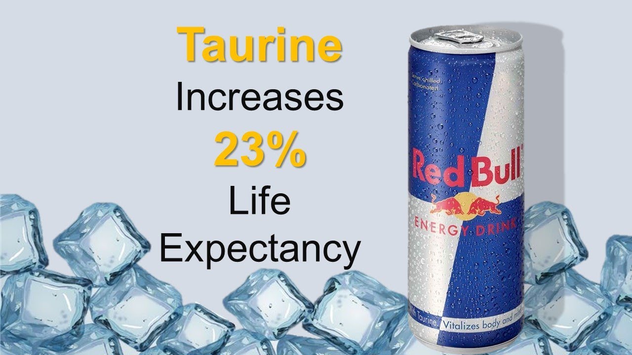 Taurine 23% Life Expectancy Increased | How can Functional Drink Red - Hoeveel Taurine In Red Bull