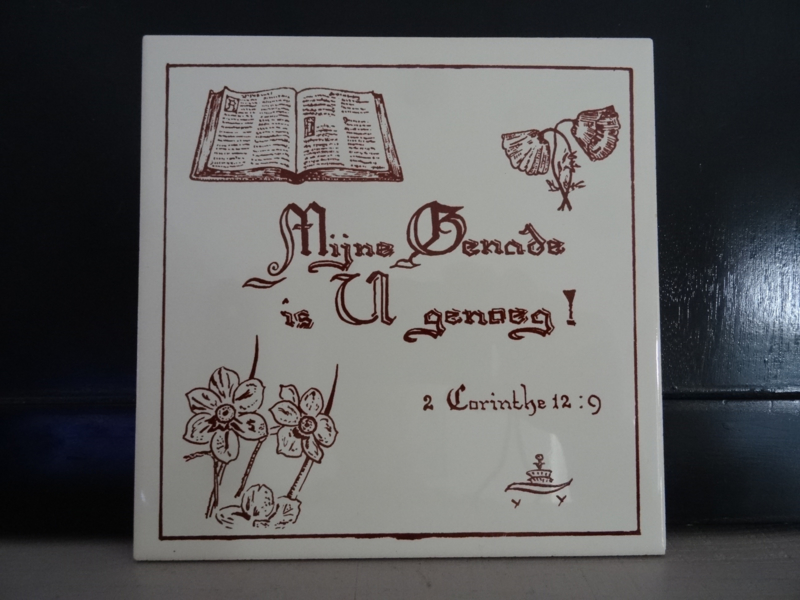 Tegel - 'Mijn genade is u genoeg' | Religie | Nova Vidas - Mijn Genade Is U Genoeg