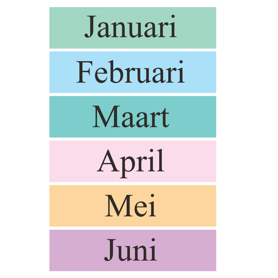 Maanden Met Een Hoofdletter Of Niet