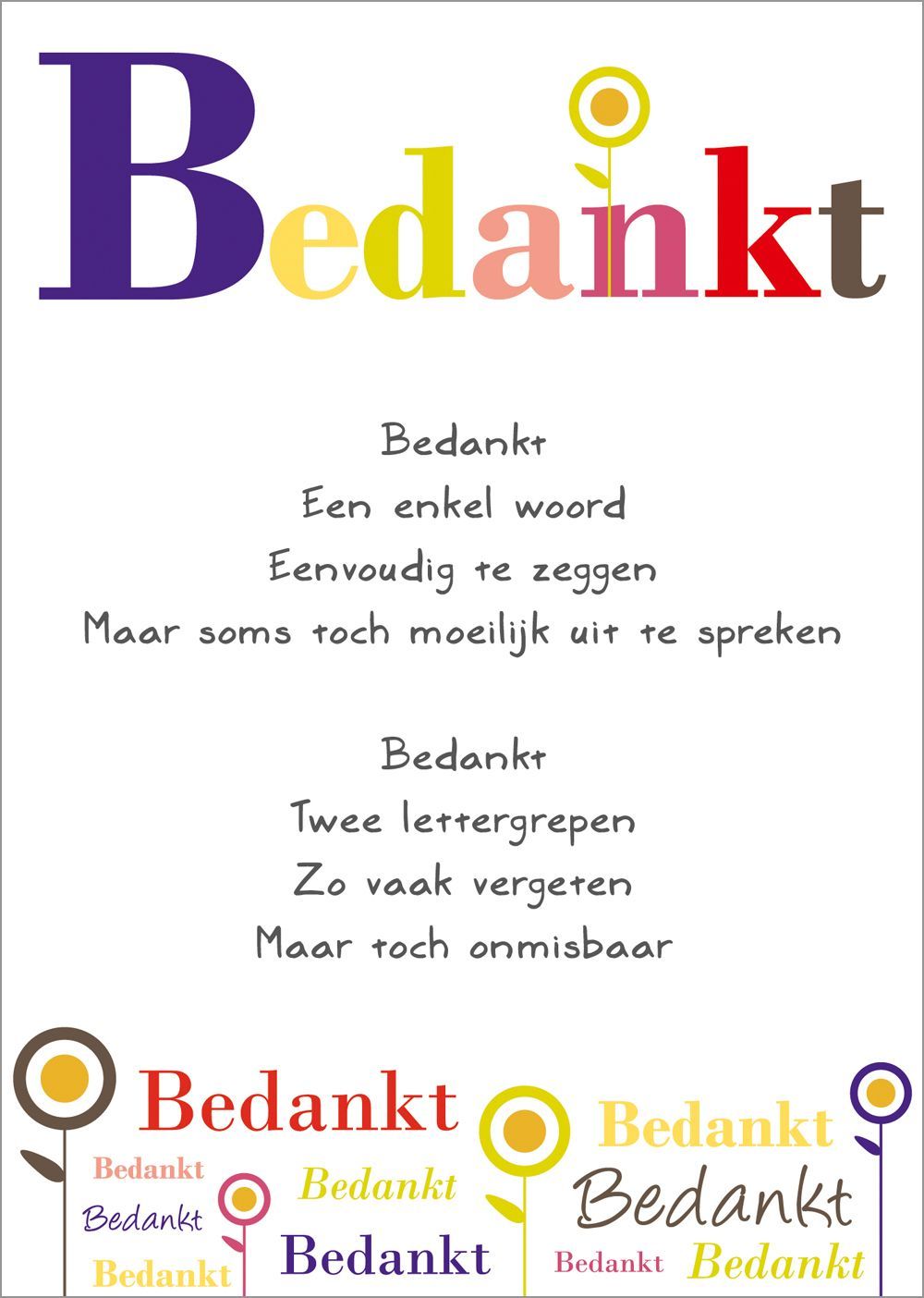Bedankt Voor Het Fijne Gesprek
