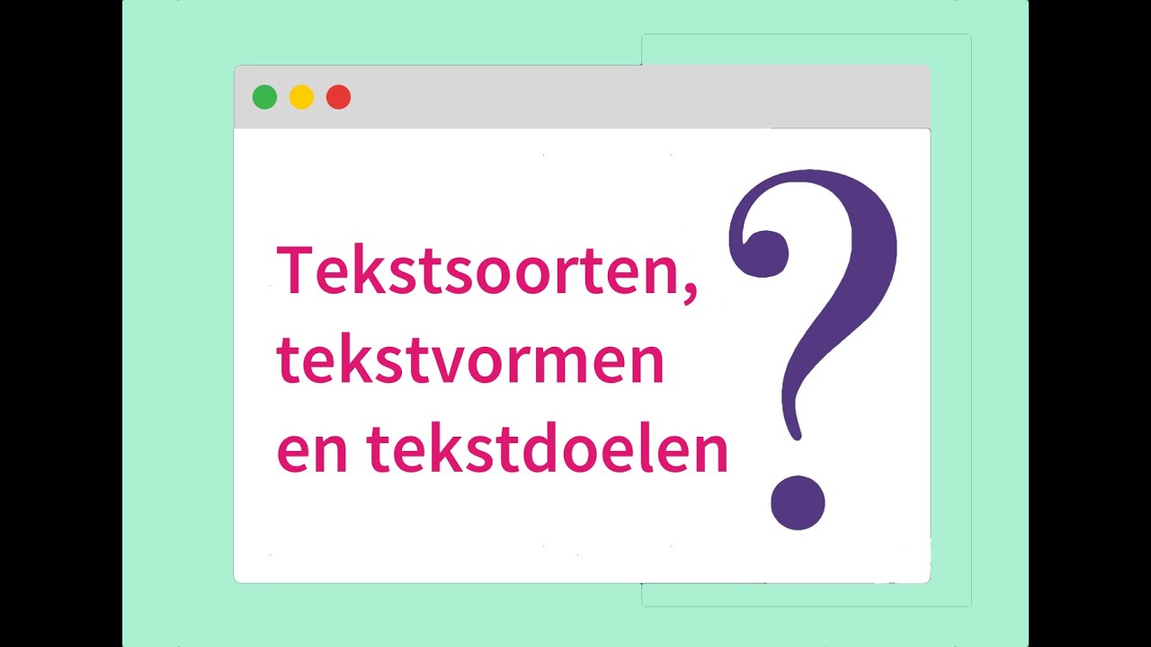 Welke Soorten Teksten Zijn Er