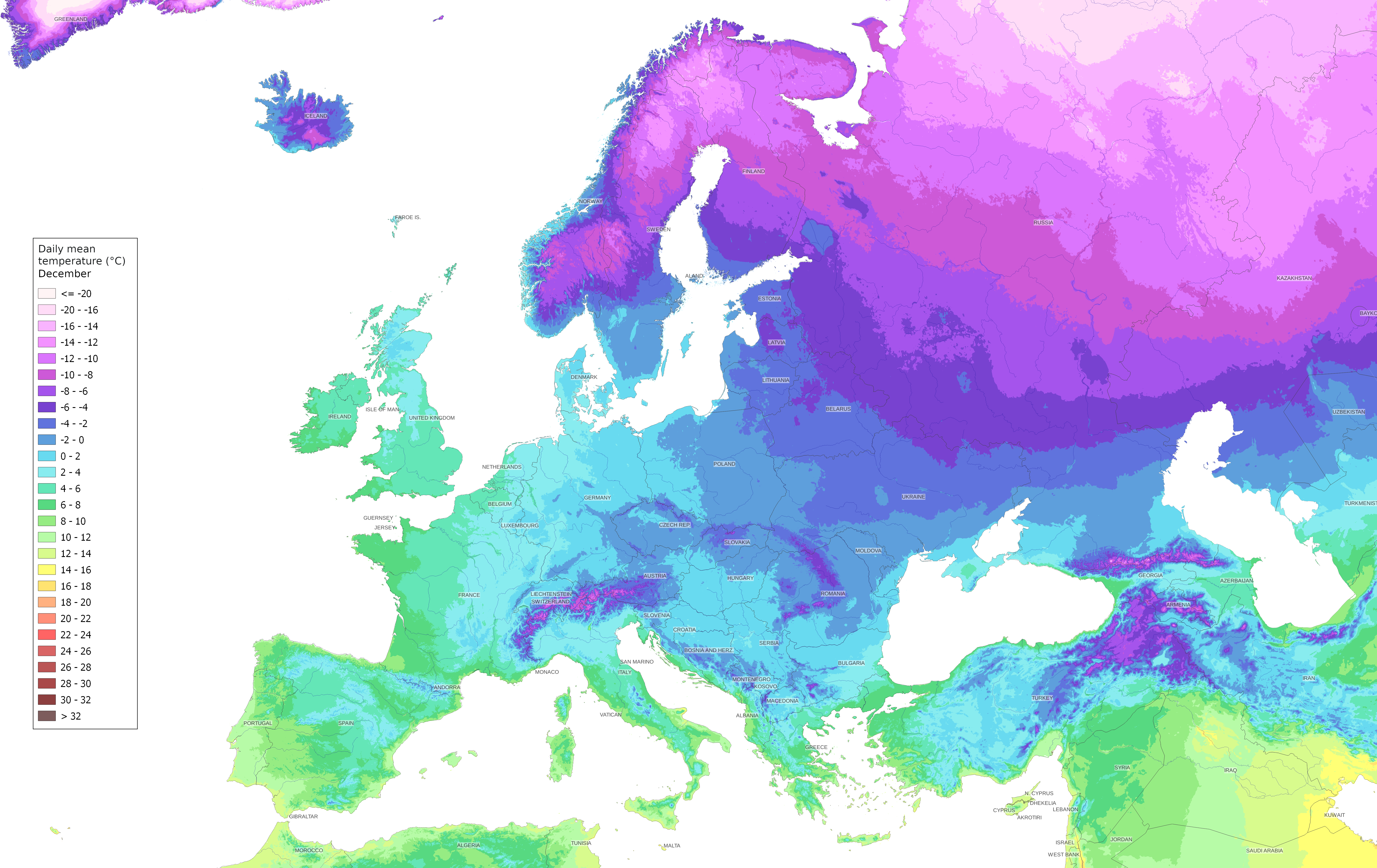 Welke Landen Is Het Warm In December