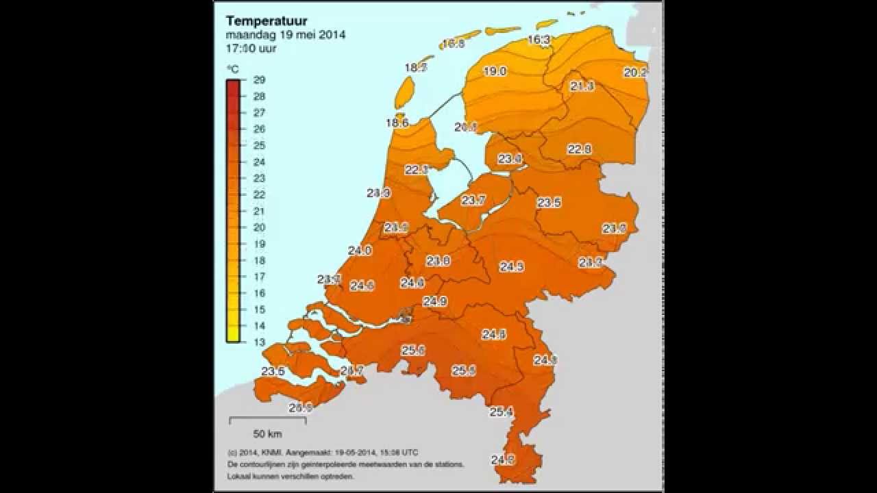 Temperatuur Nederland 19 mei 2014 - zomers warm - YouTube - Warmste Temperatuur Ooit Gemeten In Nederland