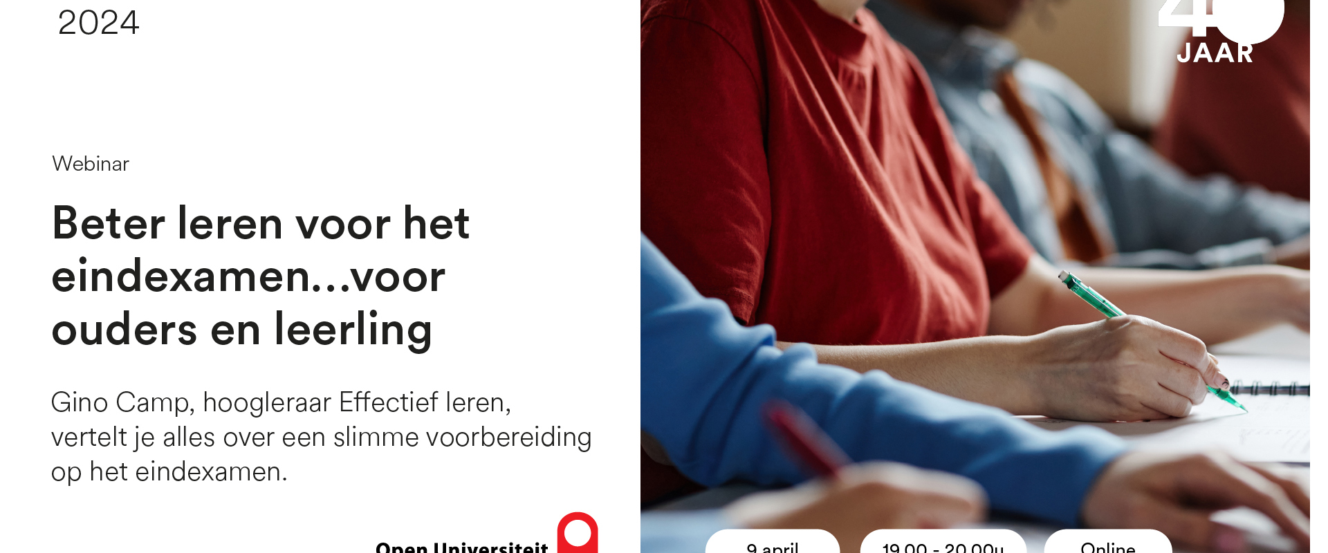 Terugkijken: Webinar "Beter leren voor het eindexamen" | Dendron College - Wanneer Zijn De Eindexamens 2024