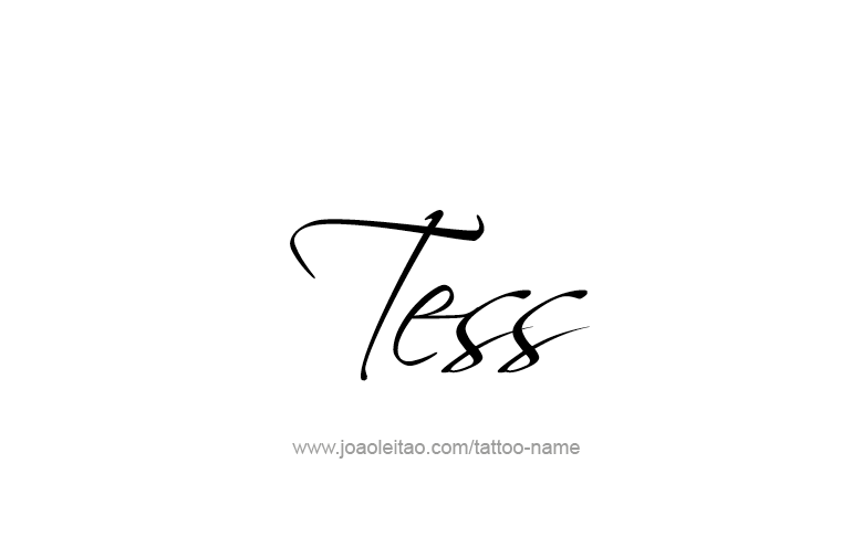 Tess Name Tattoo Designs | Name tattoos, Name tattoo designs, Tattoo - Wat Betekent De Naam Tess