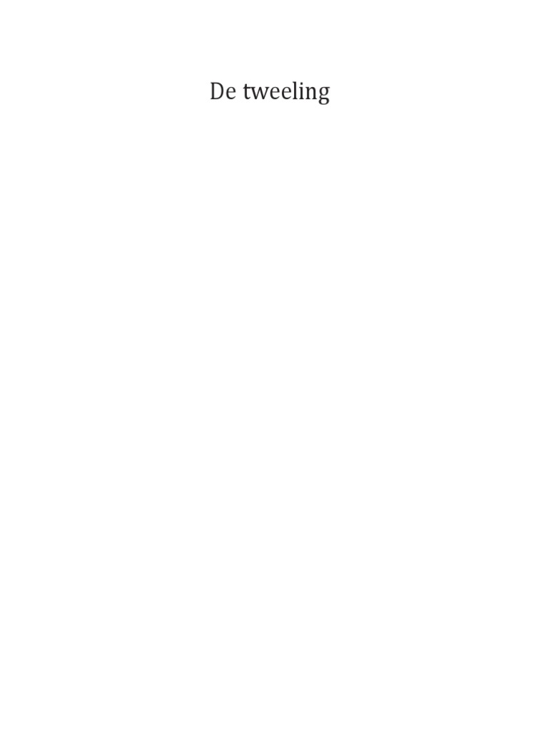 Tessa De Loo De Tweeling