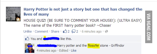 Harry Potter And The Filosofer Stone