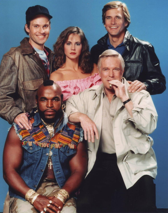 The cast of The A-team (1983) - 9GAG - The Cast Of The A Team