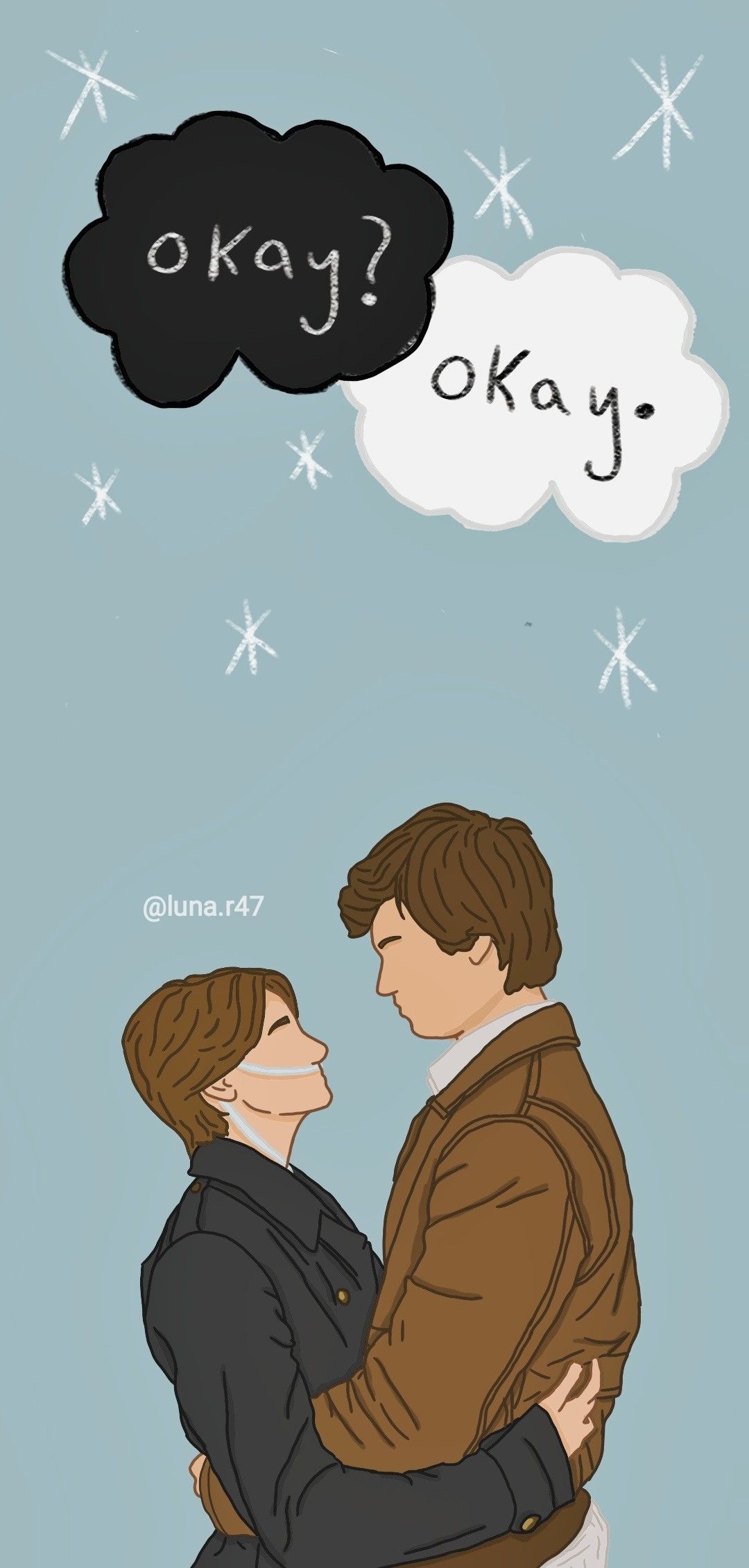 The Fault In Our Stars Hazel And Gus Drawings - Fault In Our Stars Hazel