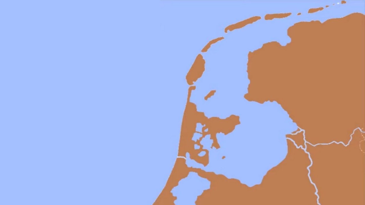 The History of the Dutch Coastline - YouTube - Hoe Lang Is De Nederlandse Kustlijn