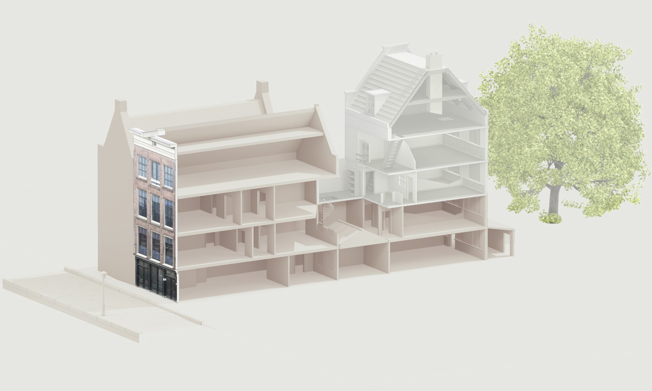 The history of the Secret Annex | Anne Frank House - Hoe Lang Zat Anne Frank In Het Achterhuis