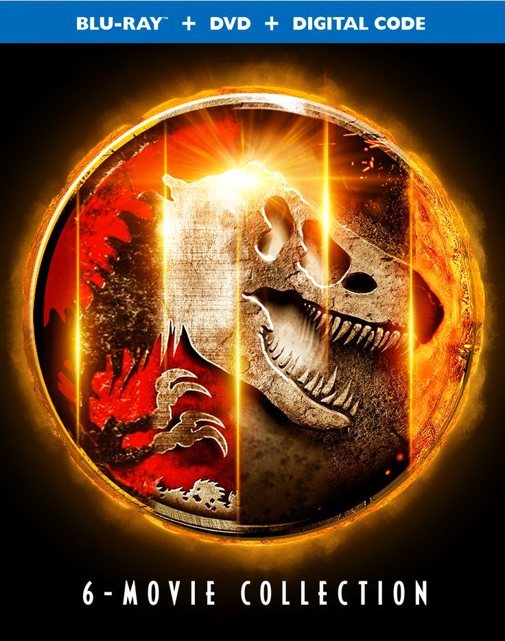 THE JURASSIC SAGA BLU RAY 4K SET (Jurassic World 6 Movie Collection - Jurassic Park Jurassic Park Jurassic Park