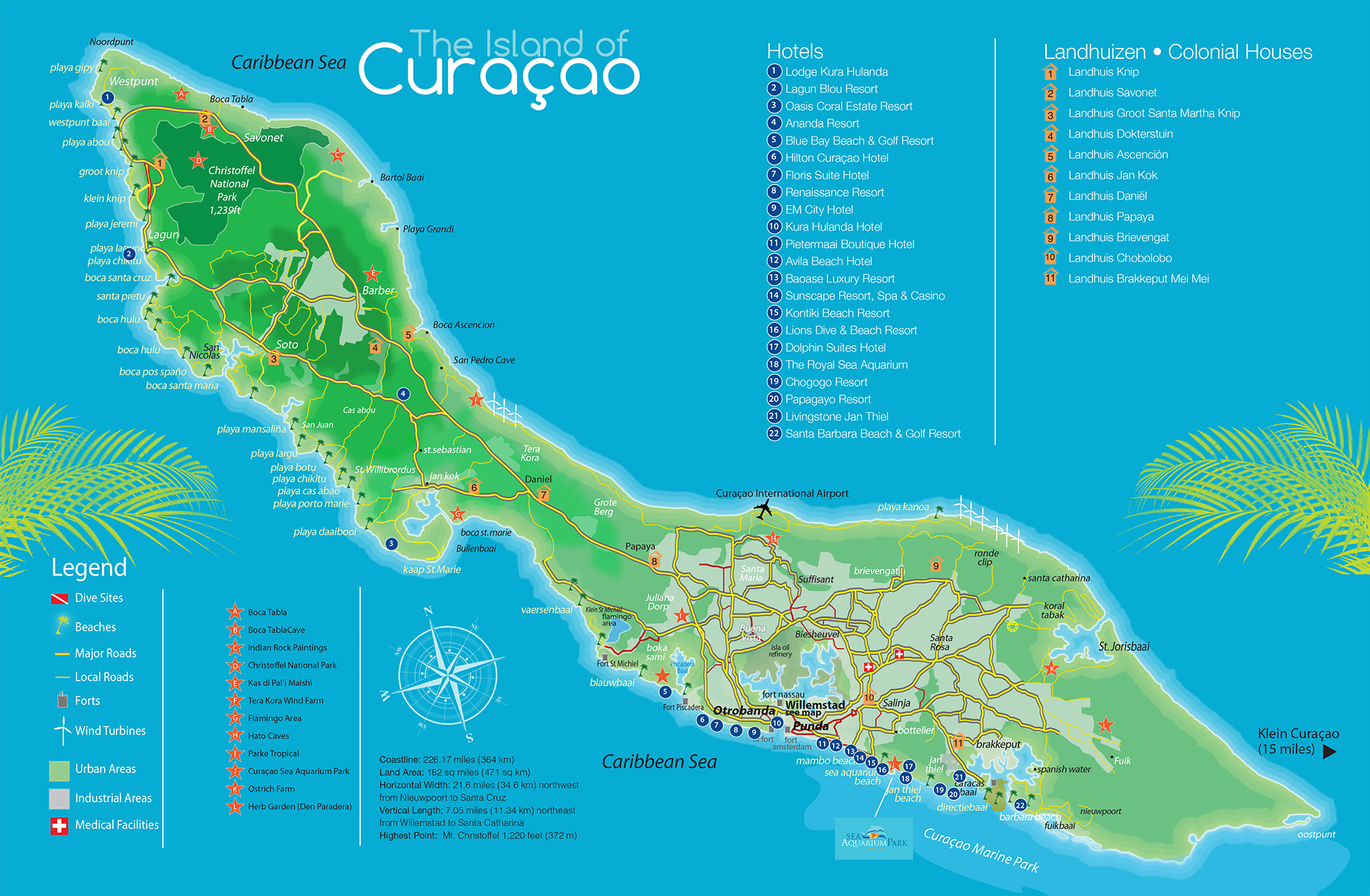 Waar Ligt Curacao Op De Kaart
