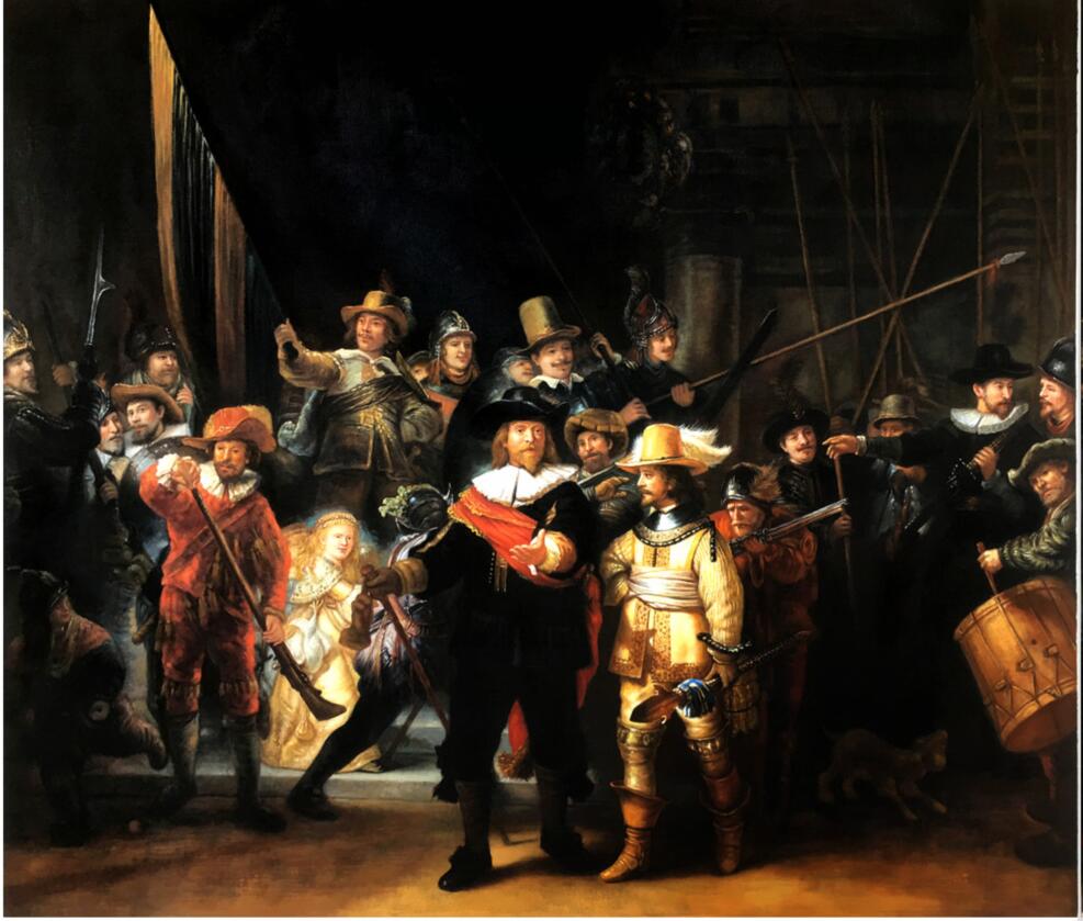 The Night Watch reproduction | Van Gogh Studio - Hoe Lang Heeft Rembrandt Over De Nachtwacht Gedaan