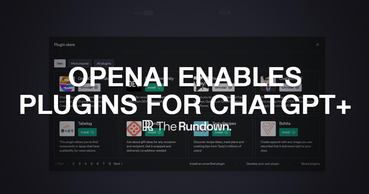 The Rundown AI on Twitter: "Top stories in AI today: -OpenAI enables - Verschil Chatgpt 3.5 En 4