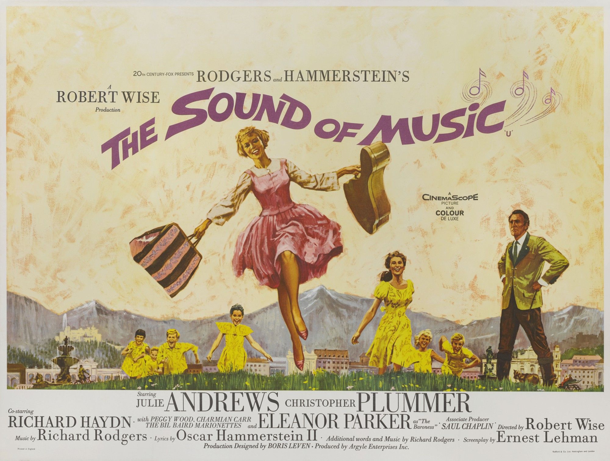 THE SOUND OF MUSIC (1965) POSTER, BRITISH | Original Film Posters - Waar Is Sound Of Music Opgenomen