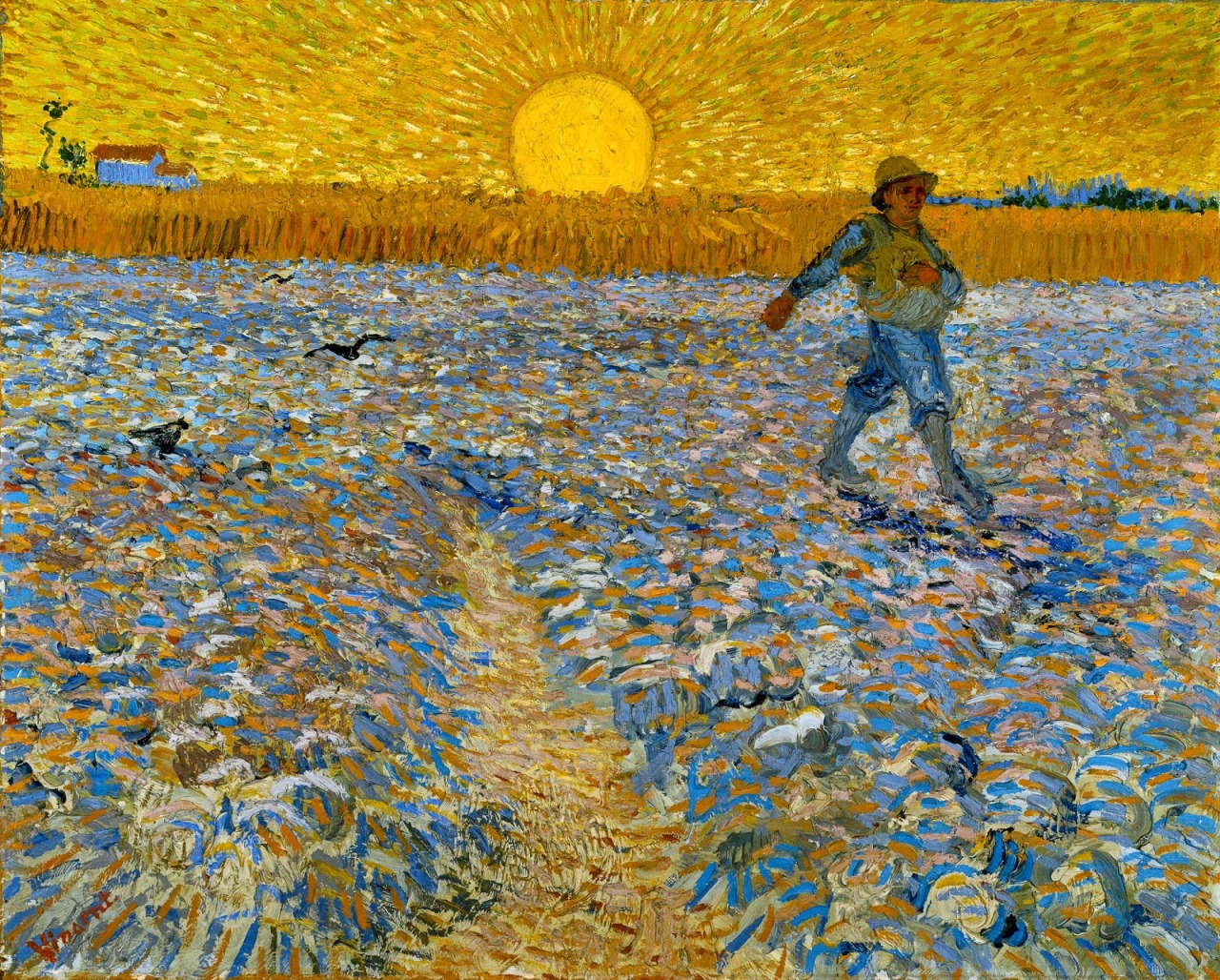 The Sower - Vincent van Gogh 1888 | Art and Salt - Vincent Van Gogh Bekende Schilderijen