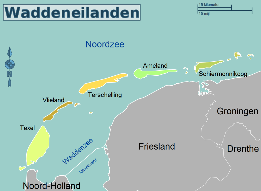 Wat Is Het Ezelsbruggetje Voor De Volgorde Van De Waddeneilanden