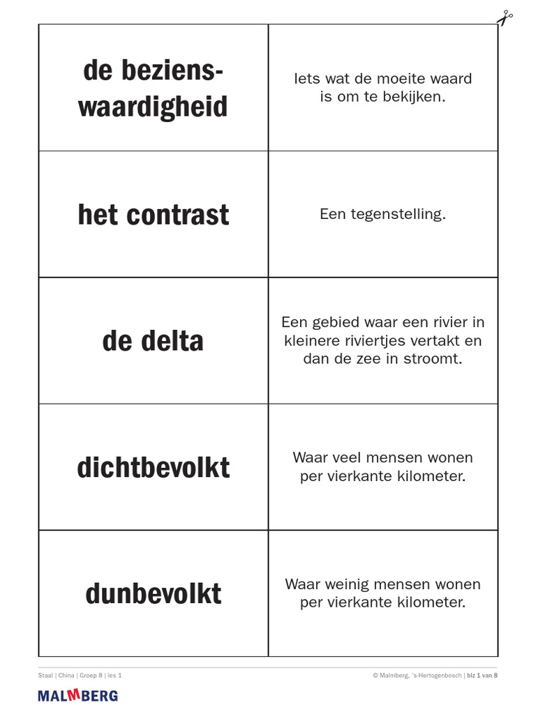 thema-1-staal-woordkaartjes-groep-8-china | PDF - Staal Taal Groep 4 Thema's