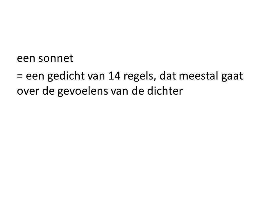 Thema 6 Les 6a Gevoelens. - ppt download - Gedicht Waarvan Alle Regels Met Dezelfde Letter Beginnen