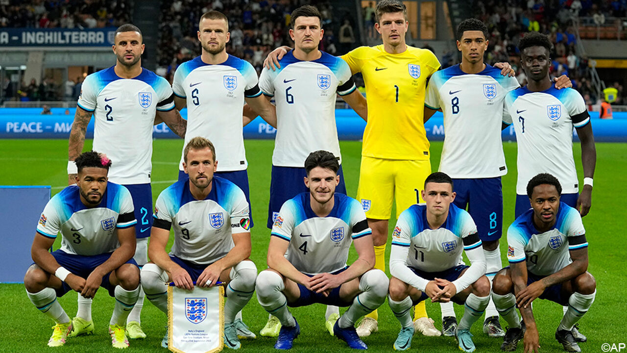 This is England's squad for the 2022 FIFA World Cup in Qatar, with - Deens Voetbalelftal - Engels Voetbalelftal Statistieken