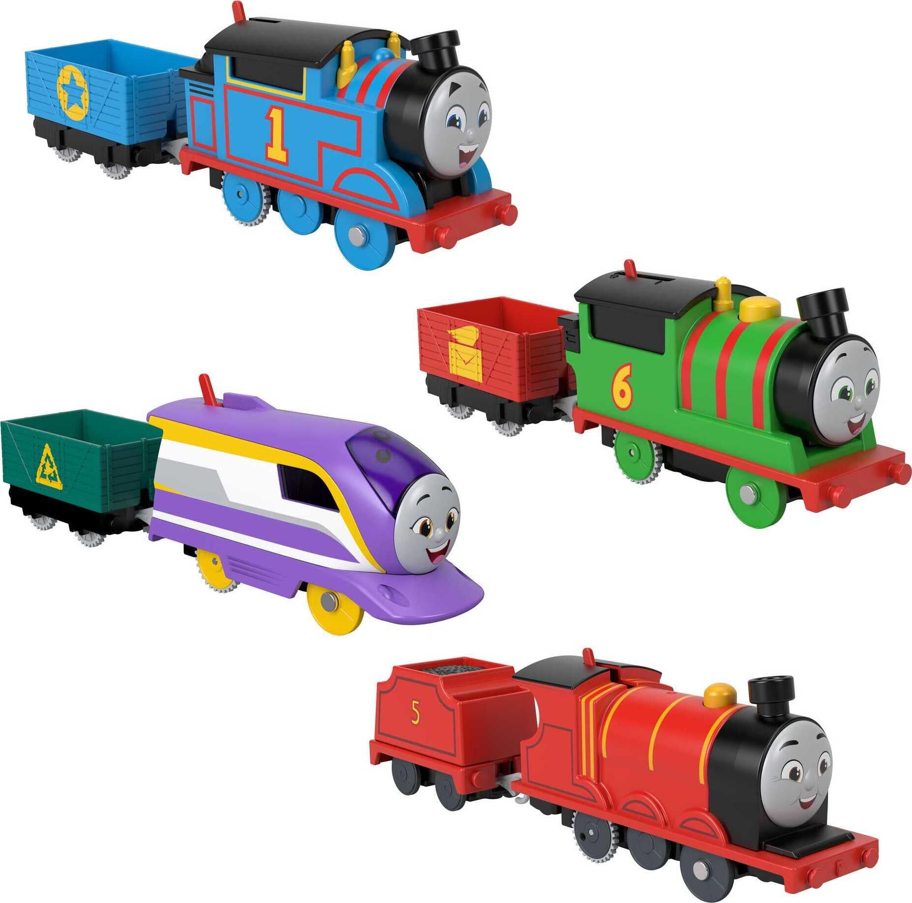 Thomas & Friends Thomas Percy Kana & James Engines Motorized Toy Trains - Thomas Van Der Meer Verpleeghuis
