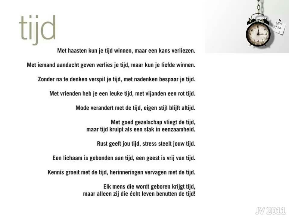 Tijd.... | Teksten, Tijd - Terug In De Tijd Tekst