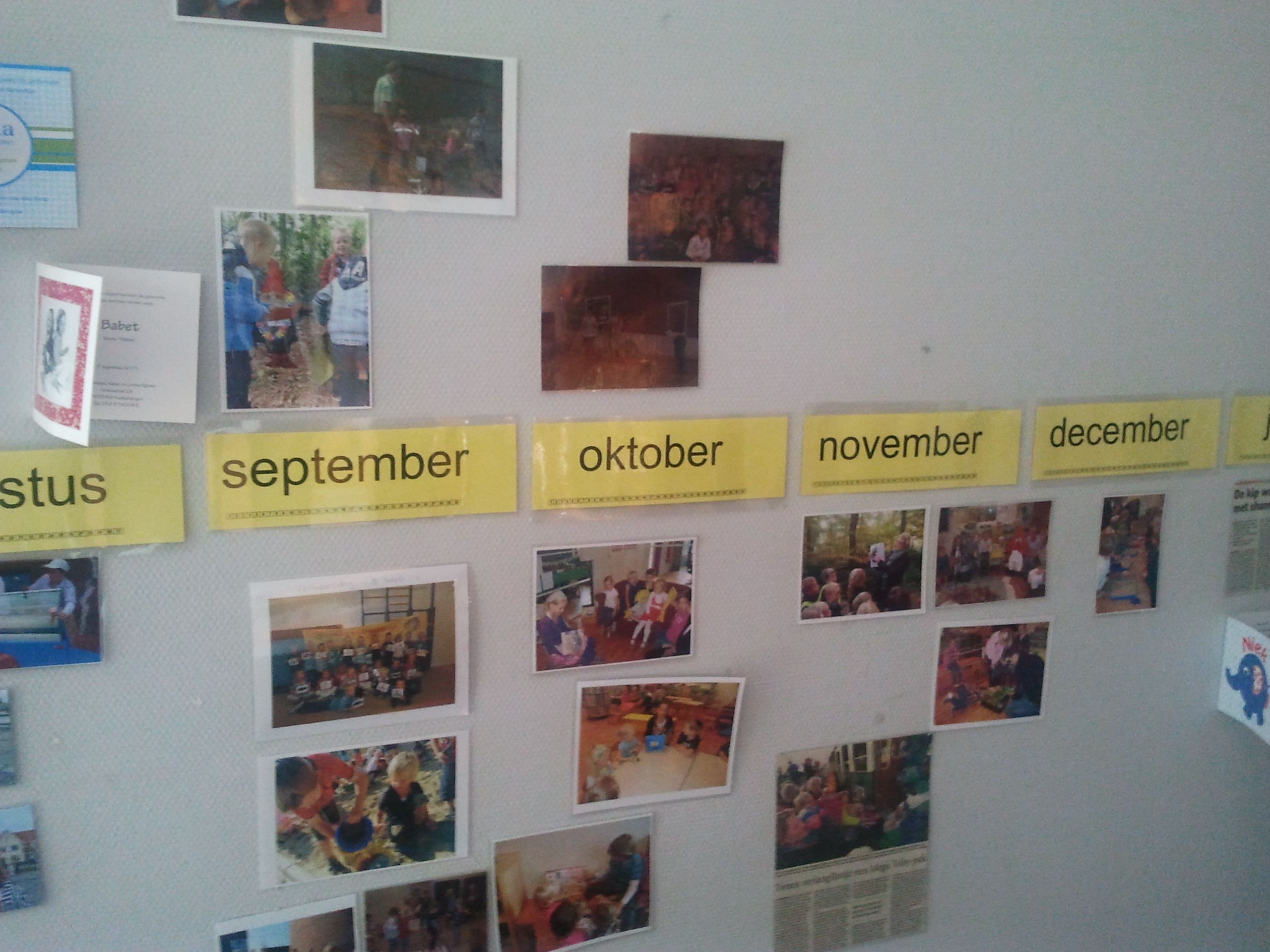 tijdlijn van een schooljaar September, Photo Wall, Frame, Home Decor - Hoeveel Lesweken In Een Schooljaar