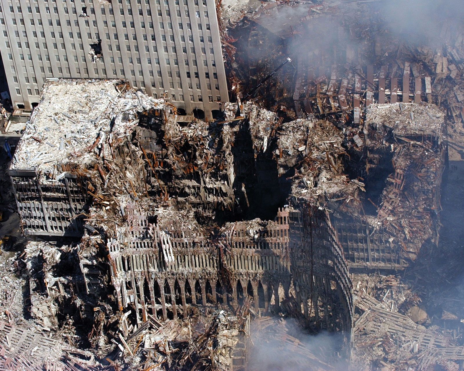 Timeline of the September 11 Attacks | Britannica - World Trade Center 11 September 2001