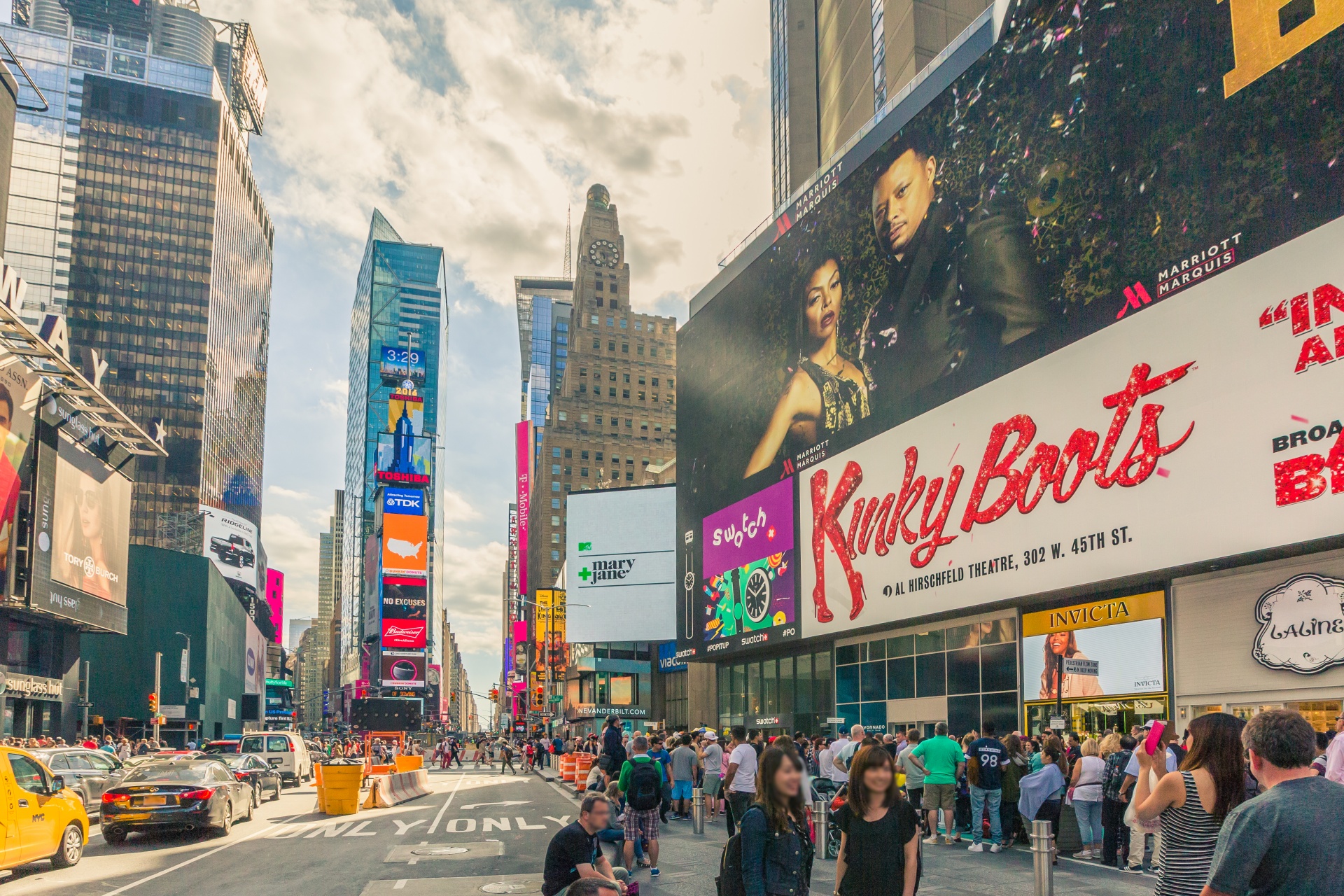 Times Square In New York Free Stock Photo - Public Domain Pictures - Tijd In New York En Amsterdam
