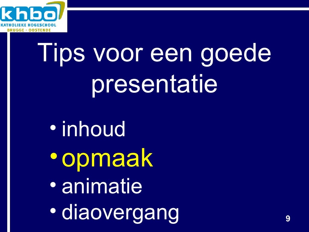 Tips Voor Een Goede Presentatie - Goede Onderwerpen Voor Een Presentatie