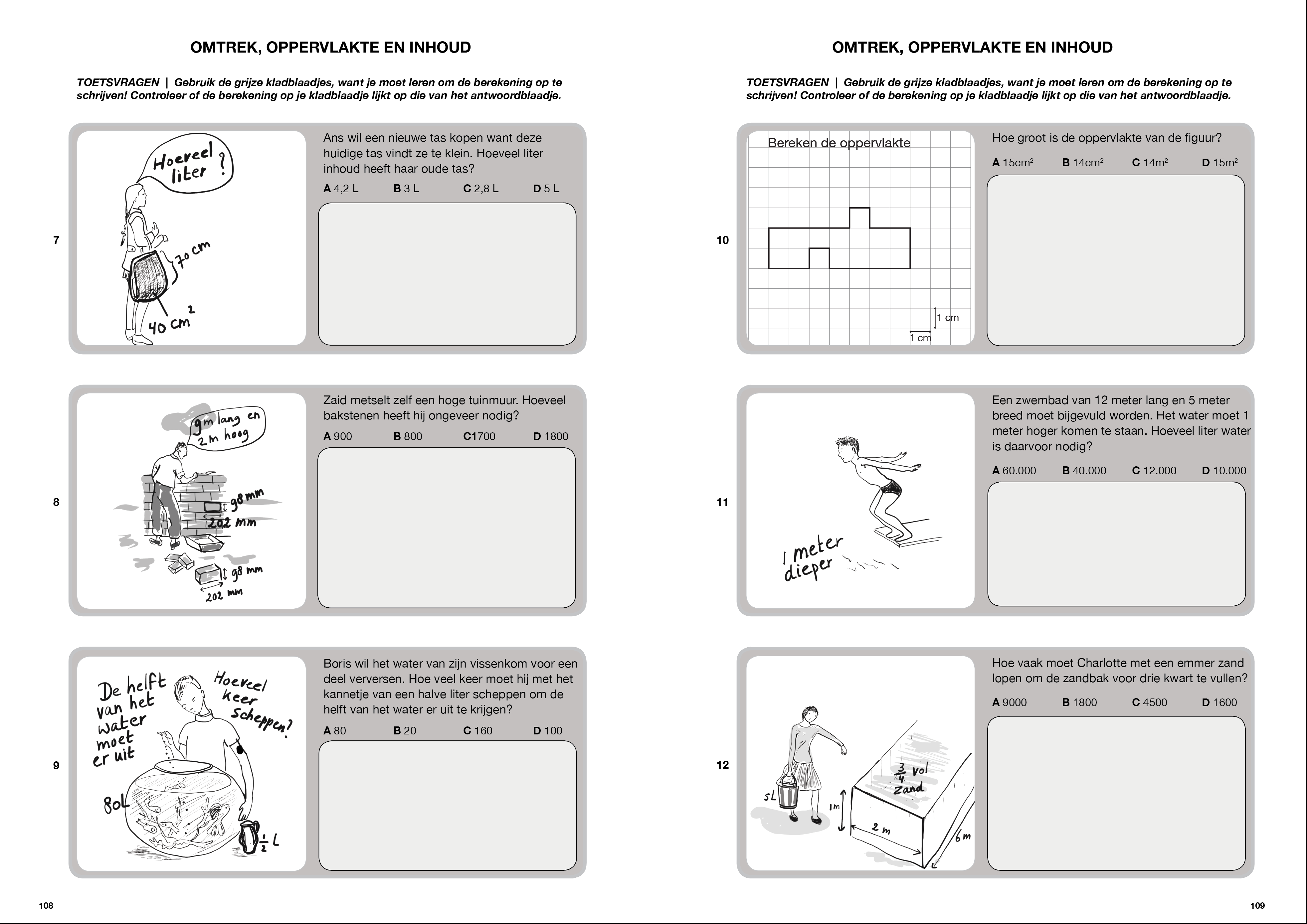 Toets voorbereiding rekenen voor groep 7 en 8, opgavenboek met - Oefenen Rekenen Groep 8 Cito