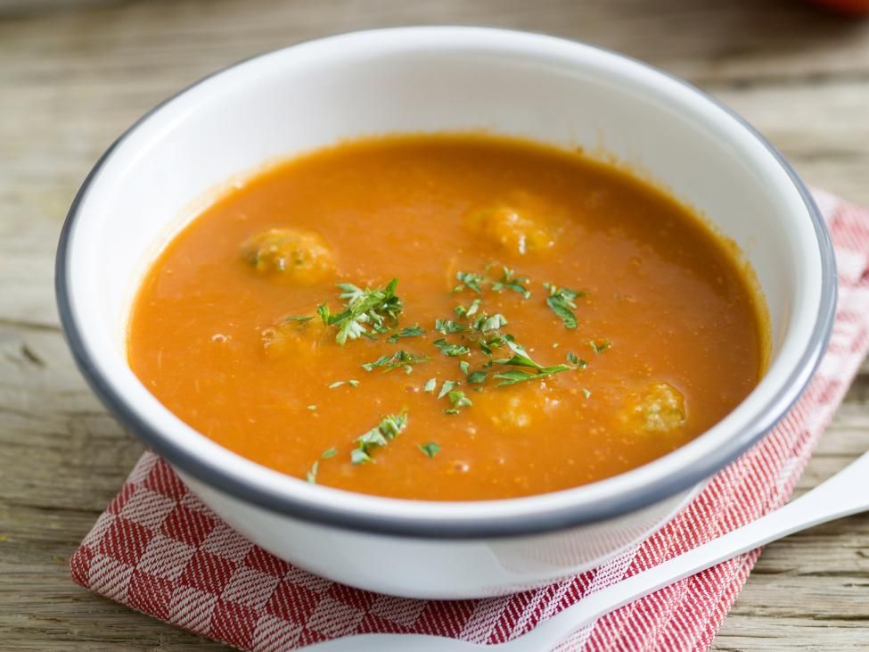 Tomatensoep met balletjes (2) | Recipe | Food, Delicious soup, Ethnic - Tomatensoep Maken Met Tomatenpuree En Bloem