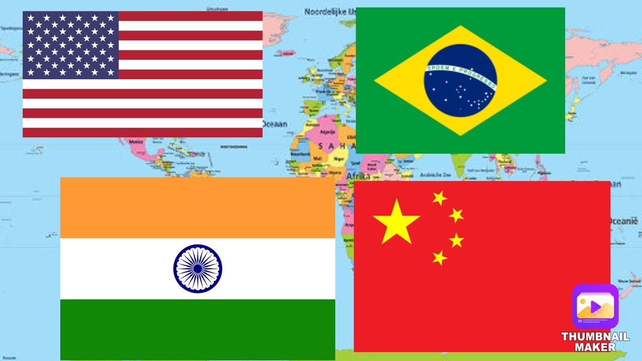 Top 10 grootste landen ter wereld - YouTube - Grootste Landen Ter Wereld Inwoners