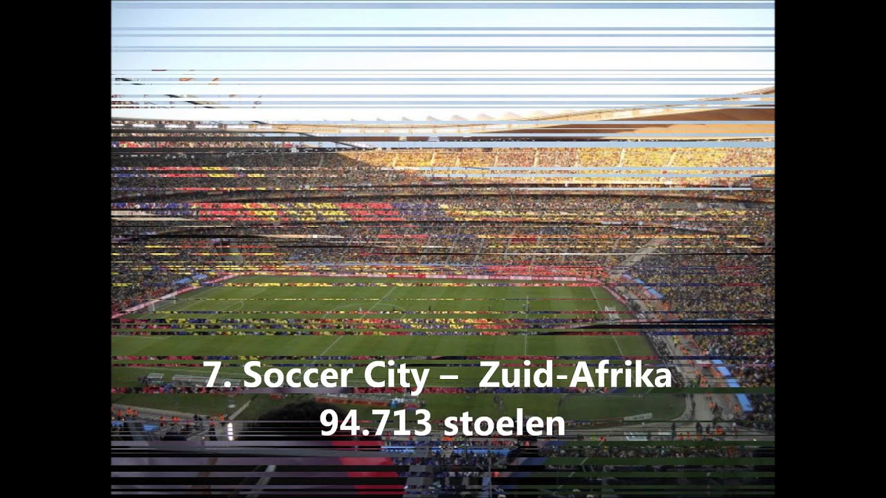 Top 10 grootste voetbal stadions ter wereld - YouTube - Top 10 Grootste Stadions Ter Wereld