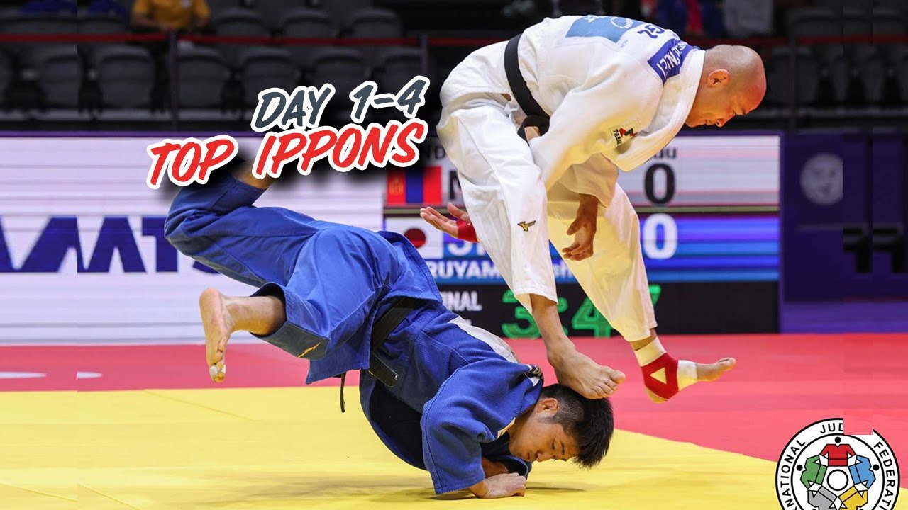 TOP IPPONS - Judo Worlds 2023 Day 1-4 - YouTube - Voor Hem Is Het Bij Ippon Meteen Gedaan