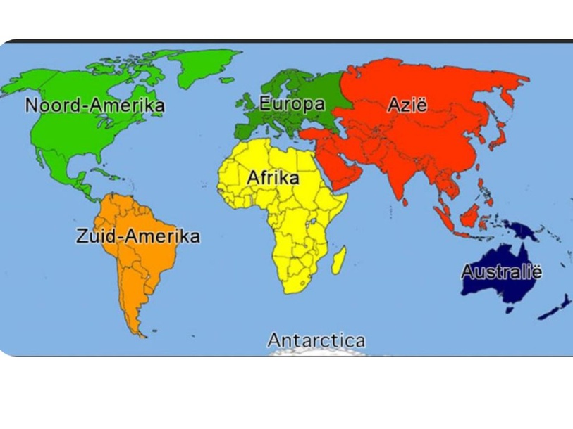 topografie: 7 werelddelen Juf Juliette - De 7 Continenten Van De Wereld